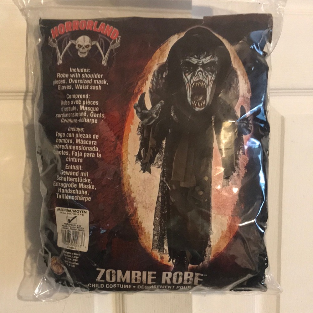NIP Zombie Robe Child Costume